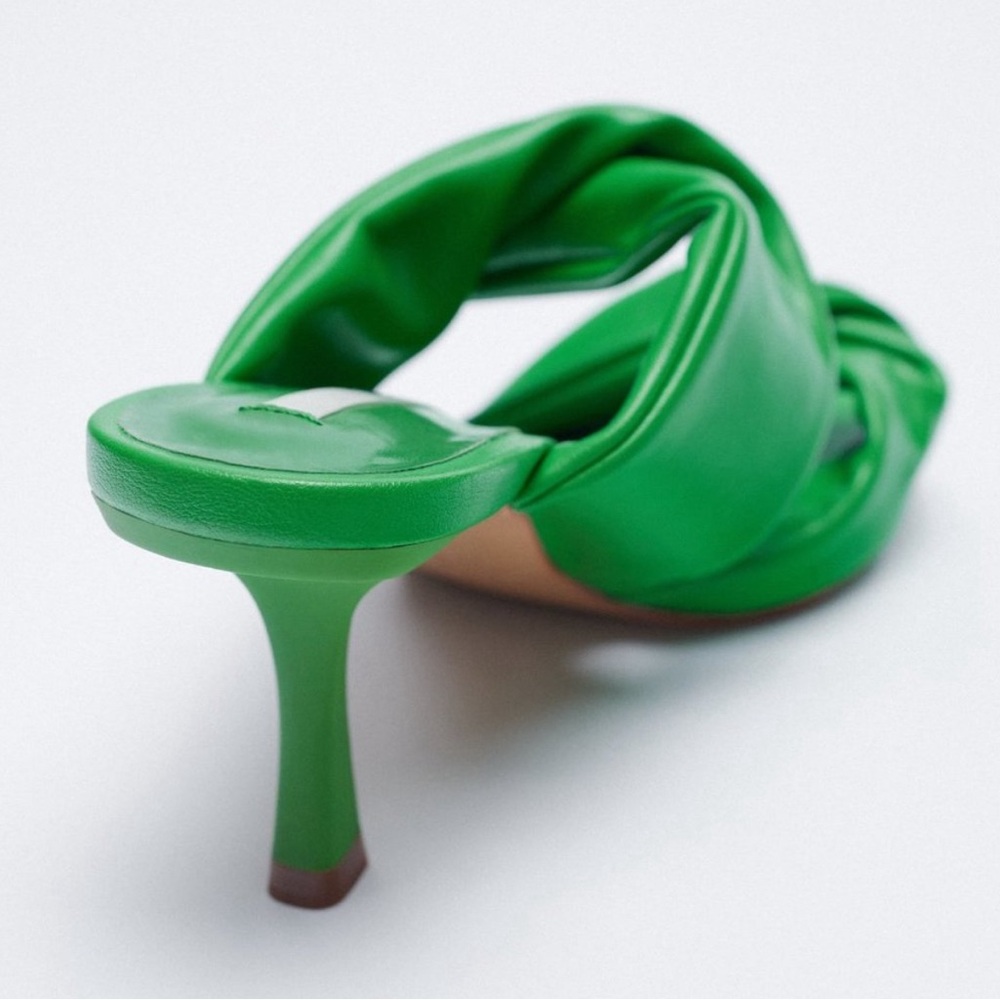 Zara Green Sandals - Picture 4 of 5